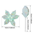 thumbnail image 3 of HomeKingdee Christmas Poinsettia Artificial Flowers Xmas Snow Tree Flowers Decoration Pastel Candy Ornaments for Xmas Wedding Party, 3 of 6