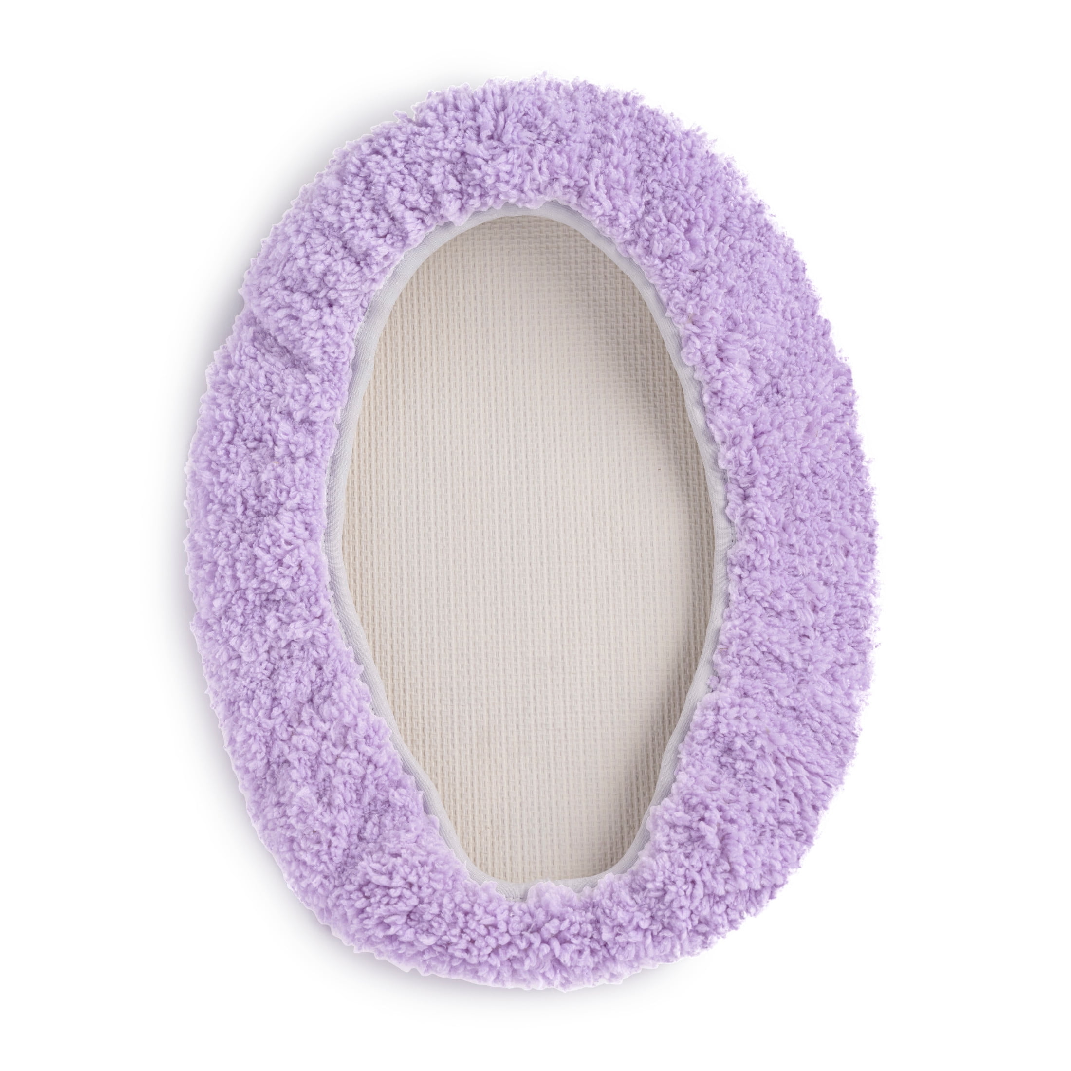 Mainstays Basic 3-Piece Polyester Bath Rug Set: Lavender, Contour, Lid Cover and 20" x 32"