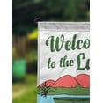 thumbnail image 2 of Printtoo White Welcome To The Lake Outdoor Camping Flags For Campers Personalized Double SidedFlag Outdoor Decor Sign CampsiteFlag, 2 of 4