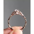 thumbnail image 5 of 2 CT Marquise Cut Lab Created Diamond Women's Engagement Ring 14K Rose Gold Plated Silver, 5 of 5