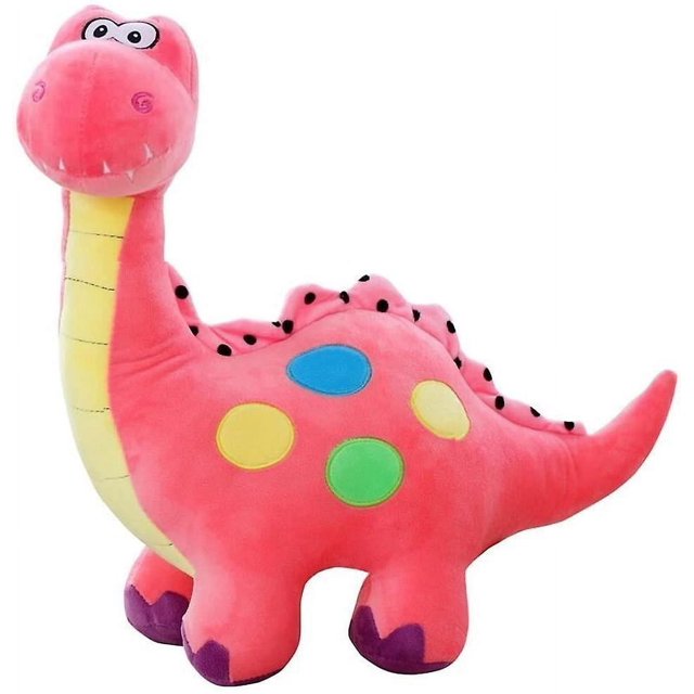 Dinosaurio de peluche rosa de 14 pulgadas, peluche de dinosaurio, juguete de dinosaurio
