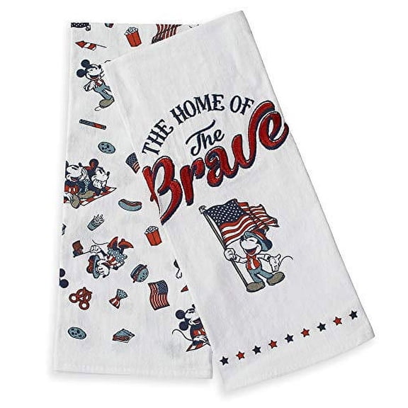 Towel Disney Mickey and Minnie Mouse Americana Kitchen Set