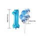 thumbnail image 5 of Billuyoard 11 Uds. Globos de confeti de látex de ágata para niño y niña, decoración para fiesta de 1er cumpleaños, globos de aluminio Kits de decoración para fiestas ágata azul+confeti azul, 5 of 5
