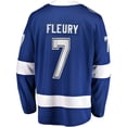 thumbnail image 3 of Men's Fanatics Haydn Fleury Blue Tampa Bay Lightning Home Premier Breakaway Player Jersey, 3 of 3