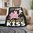 thumbnail image 3 of Funny Dog Blanket Gift for Girls Boys- 40x50 Inches Soft Flannel Throws Blankets Funny Gift for Teen Women Men Adult Cute French Bulldog Lover Gifts for Bed Sofa Couch, 3 of 5