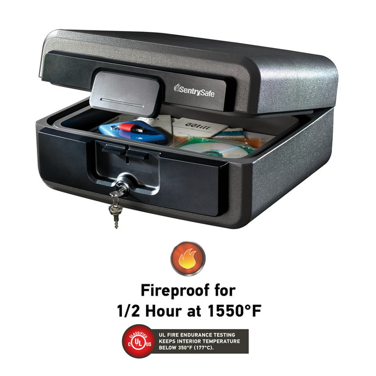 SentrySafe HD2100 Fire-Resistant Box Safe and Waterproof Box Safe
