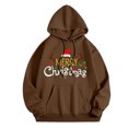thumbnail image 3 of WILLBEST Sudadera con Capucha Merry Christmas para Mujer Sudadera con Capucha con Estampado Navideño Divertido Camiseta Navideña Informal de Manga Larga 361 X-Grande, 3 of 4