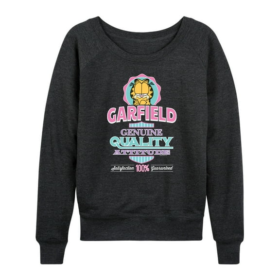 Garfield - Genuine Attitude - Women's Lightweight French Terry Long Sleeve Shirt