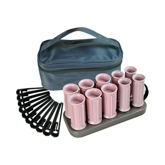 Xuanheng 10Pcs Heated Hair Rollers Fast Heating Hairdressing 160 degreeC Thermostat Hair Tube basic model