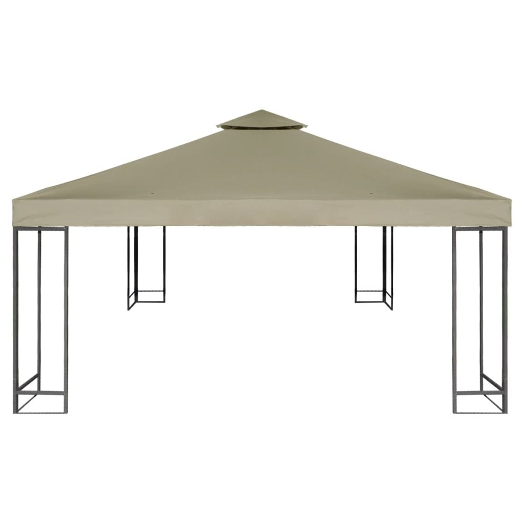 Kepooman 10' x 10' Water Resistant Awning Roof Top Cover for Outdoor Patio, Beige
