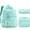 Mint Green, variant on 3-Piece Backpack Set,Large Capacity Daisy Print Backpack with Insulated Lunch Bag & Pencil Pouch,Waterproof with Laptop Compartment & Side Pocket