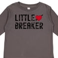 thumbnail image 4 of Inktastic Little Heartbreaker with Arrow Boys or Girls Long Sleeve Toddler T-Shirt, 4 of 5