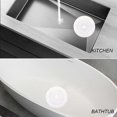 thumbnail image 3 of 2Pcs Silicone Drain Protector, Sink Filter with Sucker, Shower Drain Hair Catcher for Kitchen, Bathroom, Bathtub, 3 of 4