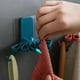 thumbnail image 2 of Gancho adhesivo para colgar toallas de pared, pinza para colgar toallas de trapo., 2 of 5