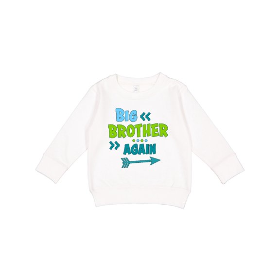 Inktastic Big Brother Again with Arrow Toddler Sweatshirt