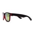 thumbnail image 4 of Child Size Kids Hipster Horn Rim Classic Plastic Sunglasses Red Orange Mirror, 4 of 4