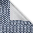thumbnail image 6 of Ambesonne Petrol Blue Grommet Curtain, Sketchy Inner Shape, 50" x 54", Petrol Blue and White, 6 of 6