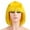 Bob - Yellow, variant on Gustave Short Straight Bob Wig with Bangs, 12 Inch Costume Cosplay Wigs Synthetic Hair Replacement Wigs for Women Men for Halloween Party Anime Cosplay Daily, Yellow