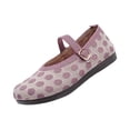 thumbnail image 2 of Women's Mesh Ballet Flats Comfortable Dressy Trendy Round Closed Toe Mary Jane Flat Shoes Women's Polka Dots Flats Casual Work Shoes, 2 of 9