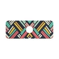 thumbnail image 7 of Yayeee Faucet Mat for Kitchen Sink 14.7" Diatomite Long Splash Guard Pad, Red Geometric, 7 of 7