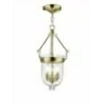 thumbnail image 3 of Livex Lighting 5063-02 Jefferson 3-Light Hanging Lantern, Polished Brass, 3 of 4