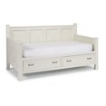 thumbnail image 4 of Homestyles Pavillon de Bord de Mer en Bois Lit de Repos en Blanc Cassé, 4 of 8