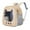 Beige, variant on Pet Backpack Carrier for Small Cats and Dogs Breathable Kittens Backpack with Adjustable Shoulder Strap Cats Bag for Small Animals Travel Hiking Camping Outdoor Beige