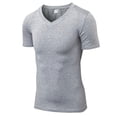 thumbnail image 4 of Uccdo Men's Compression Baselayer Athletic Workout T Shirts, 4 of 5