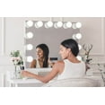 ReignCharm Hollywood Vanity Mirror with Bluetooth Speakers, 12LED Bulbs, 32"W x 27"H