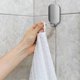 thumbnail image 5 of Self Adhesive Hooks - Pack Of 10 Wall Door Hooks Stick On / Sticky Hooks For Bathroom Kitchen Hanging Coat Cloth Towel Key - Stainless Steel, Waterpro, 5 of 5