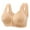 Z5-Beige, variant on Fadeal Bras for Women Front Closure, Bras for Women Front Closure Bras Comfort Breathable Plus Size Daily Bras No Underwire Full Support Front Closure Bras for Women Beige C