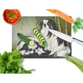 thumbnail image 2 of Carolines Treasures MH1044LCB Japanese Chin Bamboo Garden Glass Cutting Board Large, 12H x 16W, multicolor, 2 of 2