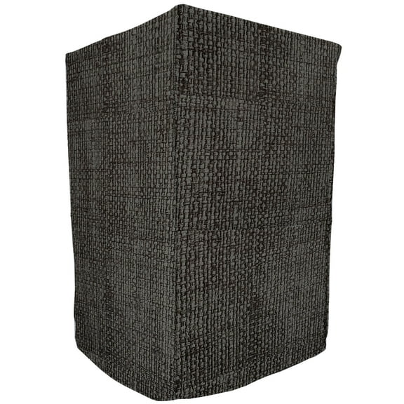 Faux Burlap Coffee Maker Cover by Penny's Needful Things (Black/Gray)