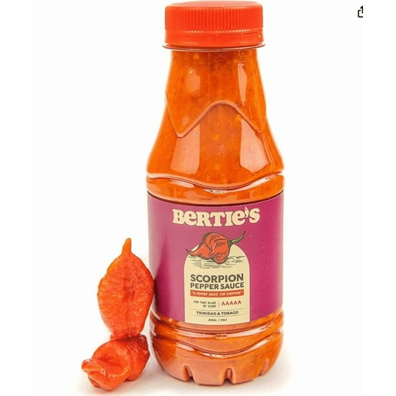 Bertie's Scorpion Pepper Sauce 300ml/10oz