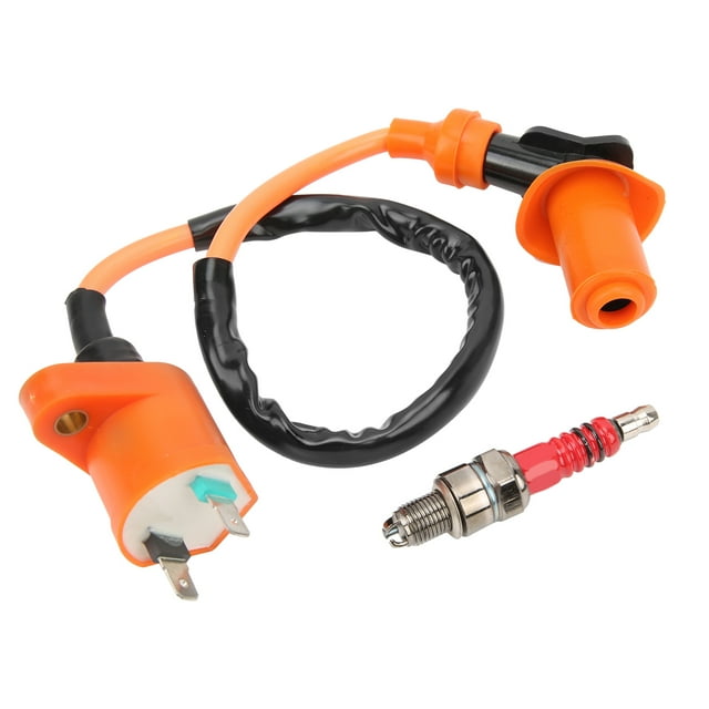 Bobina de encendido Racing Bujía M10 Rosca Tipo J Reemplazo de electrodo para CRF50F 2004-2013 Jadeshay A