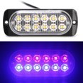 thumbnail image 2 of Luz estroboscópica alto brillo alta conductividad térmica duradera ultrafina 12 V-24 V caja de aluminio lámpara de advertencia para motocicletas camiones automóviles ANGGREK Otros, 2 of 8