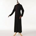 thumbnail image 2 of GRACEART Choir Cassock Black Robe Clergy Pulpit Liturgical Vestment Robe, 2 of 9