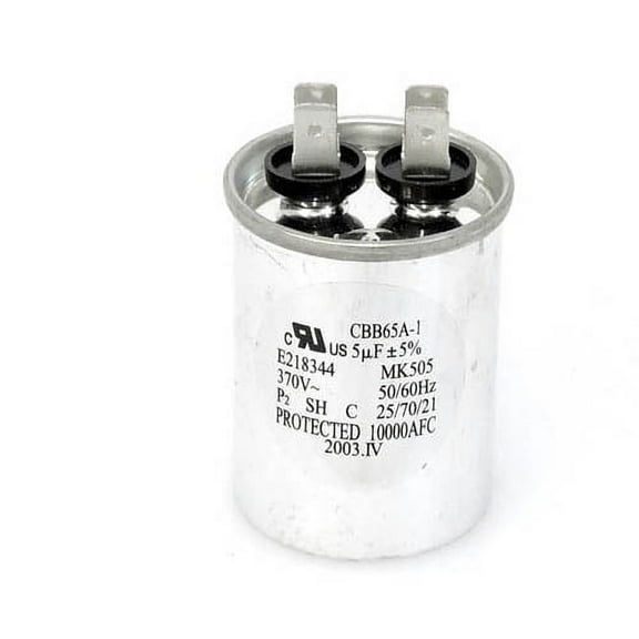 43-101666-58 - OEM Rheem Upgraded Replacement Round Run Capacitor 5 uf 370 Volt