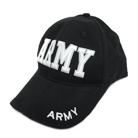 Rothco Men's Deluxe Army Embroidered Hat in Black - One