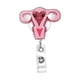 thumbnail image 5 of Porta credencial retráctil con llavero, regalo de enfermera para mujer, llavero porta credencial Útero, 5 of 9