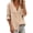 Beige, variant on Shirts for Women Long Sleeve V Neck Dressy Casual Work Blouses Fashion Boho Clothes, M