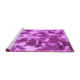 thumbnail image 2 of Ahgly Company Machine Washable Indoor Square Abstract Purple Modern Area Rugs, 3' Square, 2 of 4