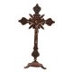 thumbnail image 2 of Crucifijo de pie Crucifijo con soporte Jesús Cruz Estatua Religiosa Católica 10" rojo antiguo, 2 of 9