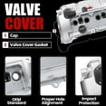 thumbnail image 3 of MITZONE Cylinder Head Valve Cover Compatible for 2007-2015 Mini Cooper Base R55-R61 non-S N16/N12 1.6L Replace 11127646554, 3 of 7