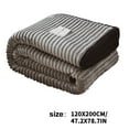 Zhourta Magic Velvet Reversible Edge Blanket Thick Flannel Stylish