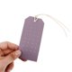 thumbnail image 4 of unbranded 2Ud Tarjeta Para Exhibición Y Empaquetado De Aretes En Cuero PU Morado Con Práctico, 4 of 6