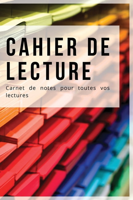 Cahier De Lecture Carnet De Lecture Format A5 50 Pages (Paperback