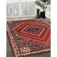 thumbnail image 3 of Ahgly Company Machine Washable Indoor Rectangle Traditional Dark Almond Brown Area Rugs, 7' x 10', 3 of 7