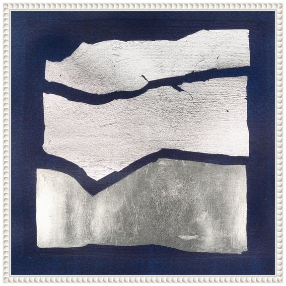 Amanti Art Cracked Ice II Framed Canvas Wall Art Print