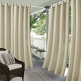 thumbnail image 2 of pdqouc Waterproof Outdoor Pavilion Terrace Curtain Thermal Insulation Shading Curtain Patio Outdoor Curtains with Grommet Top for Garden Balcony, W52 x L54, 1 Panel, 2 of 5
